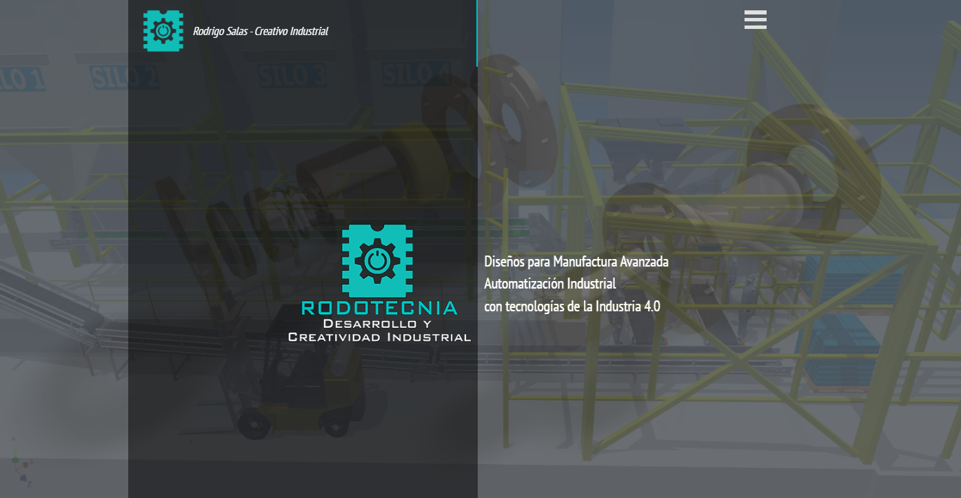 Rodotecnia - Industrial Design Website